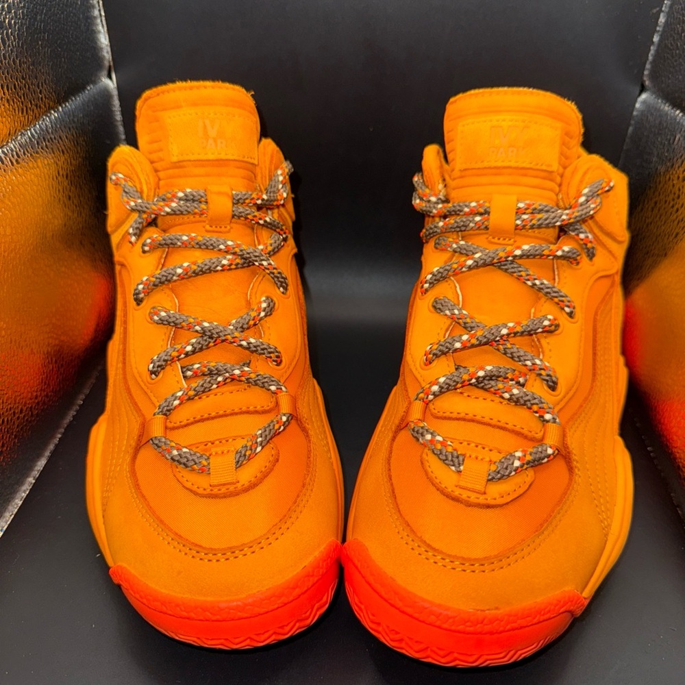 Size 6 - Adidas Ivy Park x Top Ten 2000 Focus Orange Mens, ID5105, Clean, No Box